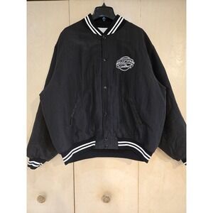 Starter Hollywood Casino Jacket Mens XL Black Bomber Varsity Made in USA